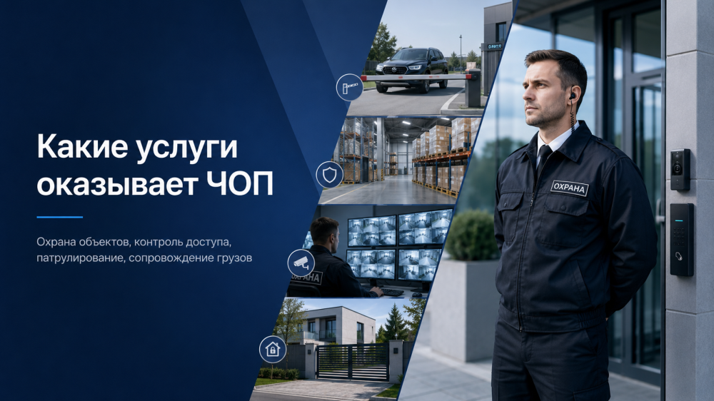 Какие услуги оказывает ЧОП